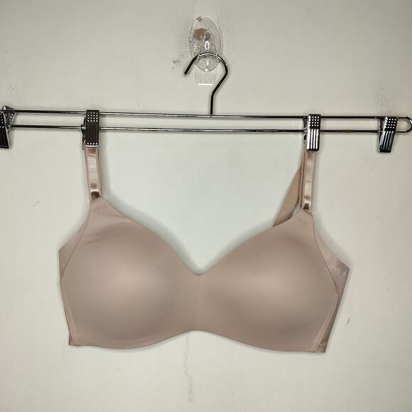 Warner's Bra No Side Effects Underarm Smoothing Wireless Nude - Picture 1 of 7